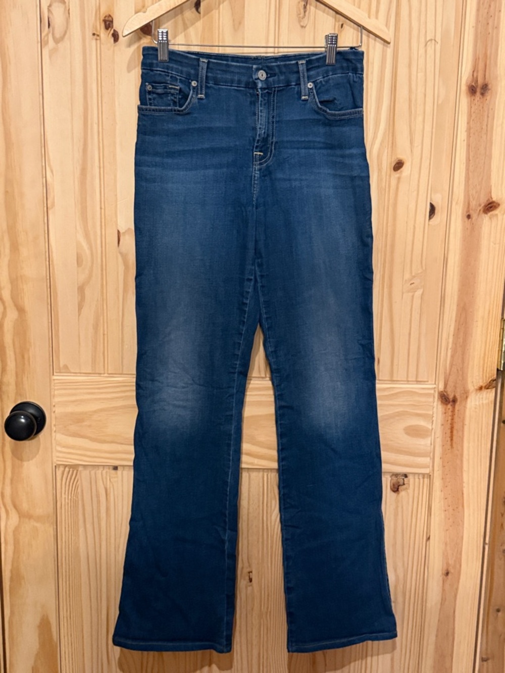 Seven Kimmie bootcut Mid-Rise Women's Blue Jeans